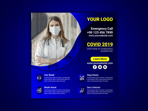 Amplifying Public Health Messages with Professional Social Media Templates