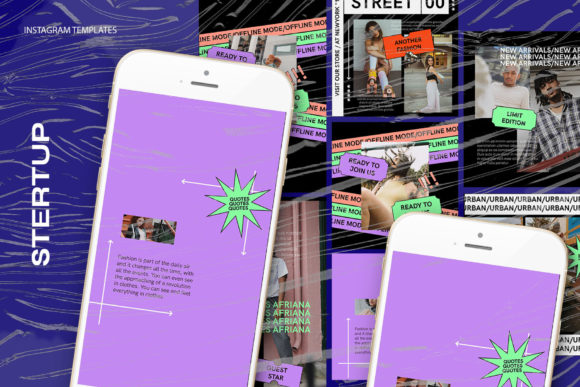 Elevate Your Brand Identity with the Stertup Instagram Template