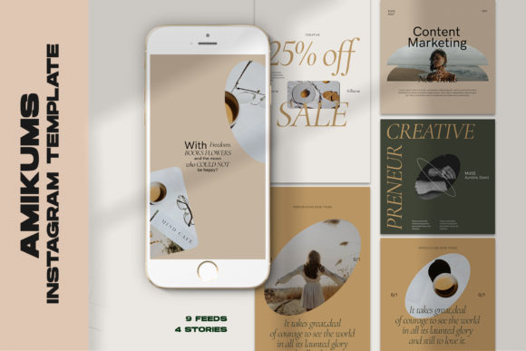 Elevate Your Feed Instantly with Amikums Instagram Templates