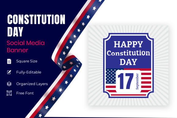 Elevating Civic Pride with a Happy Citizenship Day Greeting Banner