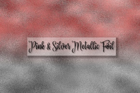 Elevating Visual Projects with Pink and Silver Metallic Foil Backgrounds