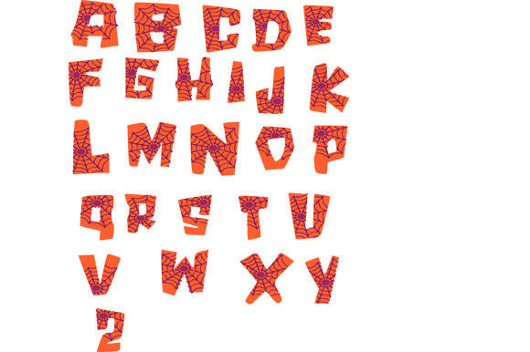 Evaluating Spider Web Alphabets A-Z for Creative Design Projects