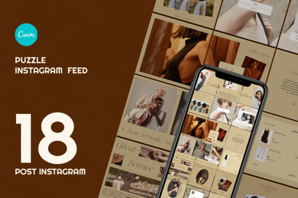 Evaluating the Fashion Aesthetic Puzzle Instagram Canva Template