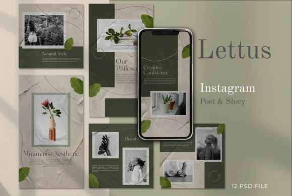 Evaluating the LETTUS Instagram Stories Post Template for Professional Social Media Design