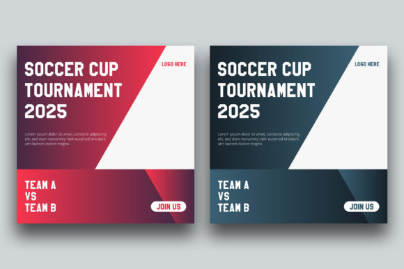Evaluating the Value of a Professional Social Media Post Template for Soccer Cup Events