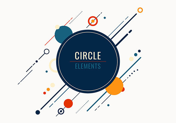 Mastering Abstract Geometric Circles Line Elements