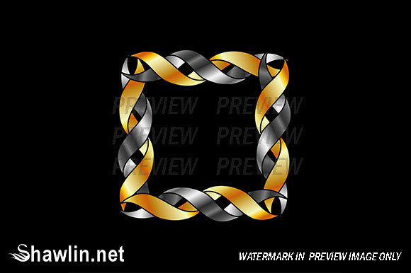 Mastering the Abstract Metallic Frame Design Element for Professional Projects