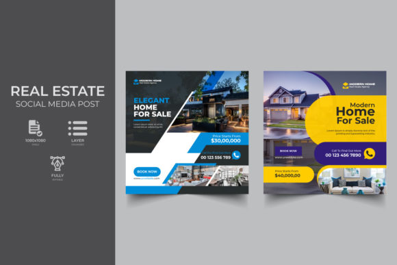 Maximizing Property Visibility with a Professional Home Sale Social Media Template