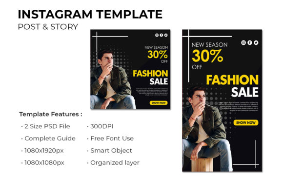 Maximizing Visual Impact with Professional Instagram Post and Story Fashion Sale Templates