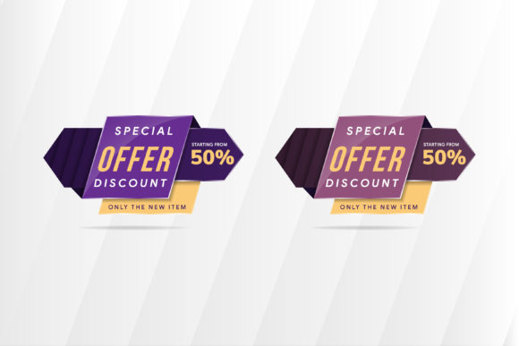 Maximizing Visual Impact with the Special Offer Banner Element Hexagon Fla