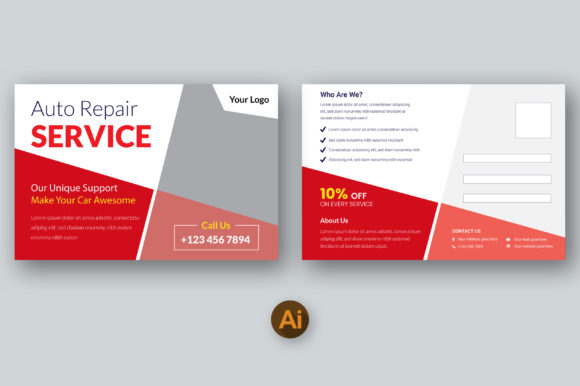 Postcard Auto Repair: Revving Up Your Shop's Marketing with a Simple Print Strategy