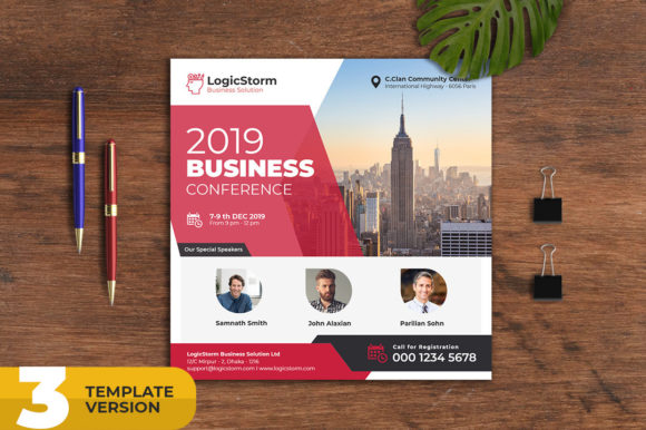 Strategic Visual Positioning with a Business Conference Social Media Banner