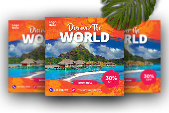Strategic Visual Positioning with a Travel Adventure Social Media Banner