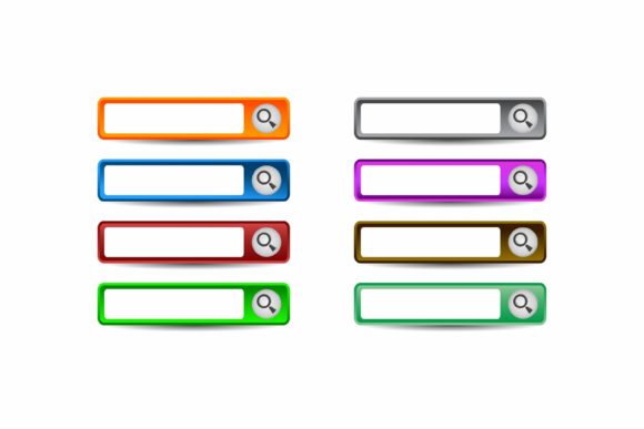 Unlocking Creative Potential: A Guide to Search Web Buttons and Fully Editable Vector EPS Graphics